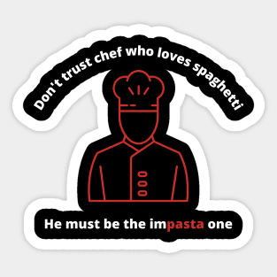 Impasta! Sticker